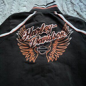 Harley Davidson Cotton Zip Up Jacket Women's M